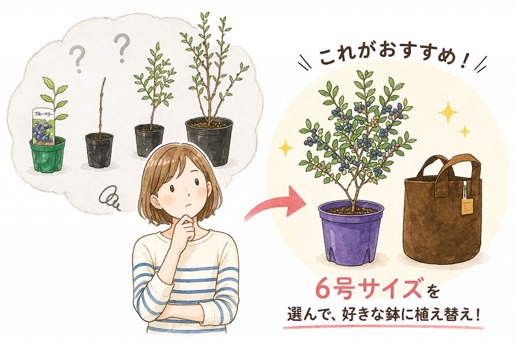 ブルーベリーの選び方とおすすめサイズ